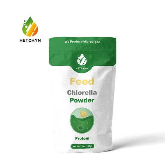 Aliment aquatique à base de microalgues Hetchyn, qualité alimentaire, haute teneur en protéines et vitamines, poudre d'algues 100 % naturelle à base de chlorella